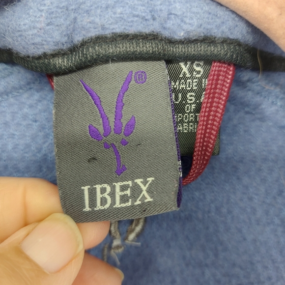 Ibex Merino Wool Knit Vest Blue xs - Picture 4 of 7